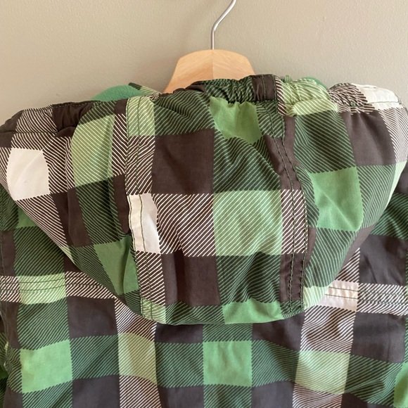 Mini Boden Kids Jacket 5-6 Green All Weather Force Lined Waterproof Snow Anorak - Picture 10 of 13